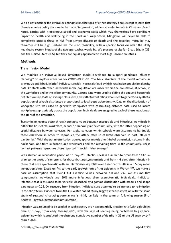 Non-Pharmaceutical Interventions to reduce COVID-19 mortality and healthcare demand - Page 4